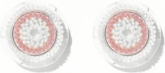 Brush Head Replacement Compatible with Clarisonic Mia 1, Mia 2, Mia Fit, 2 Pack, Radiance Facial Cleansing Brush