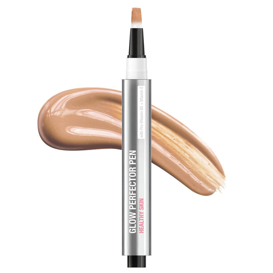 Neutrogena Healthy Skin Glow Perfector Pen, Lightweight Brightening Concealer Pen with Pro-Vitamin B5 & Vitamin E to Brighten Darkness & Dullness for a Natural, Radiant Highlight, Light, .1 oz