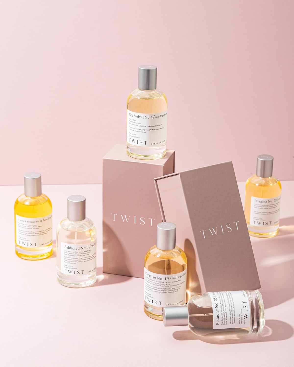 Twist Blue Man No. 10 - Eau De Parfum Inspired by Chan. Bleu, Long-Lasting Perfume For Men, Citrus & Wood, Vegan, Clean Ingredients, Fragrance - Spray 100 ml | 3.4 fl. oz.