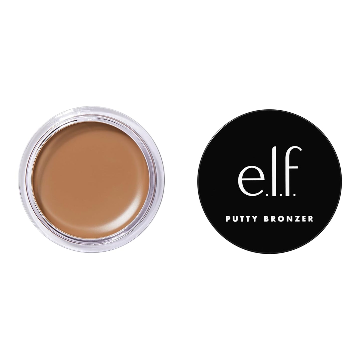 e.l.f. Putty Bronzer, Creamy & Highly Pigmented Formula, Creates a Long-Lasting Bronzed Glow, Infused with Argan Oil & Vitamin E, Tan Lines, 0.35 Oz
