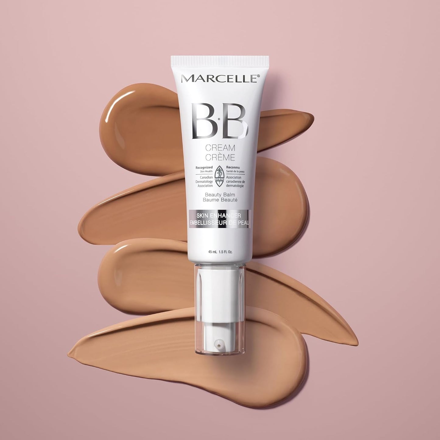 Marcelle BB Cream Beauty Balm - Fair Tinted Moisturizer, Lightweight Hydration, Hypoallergenic, Non-Comedogenic, Fragrance & Oil-Free, Cruelty-Free, 45mL