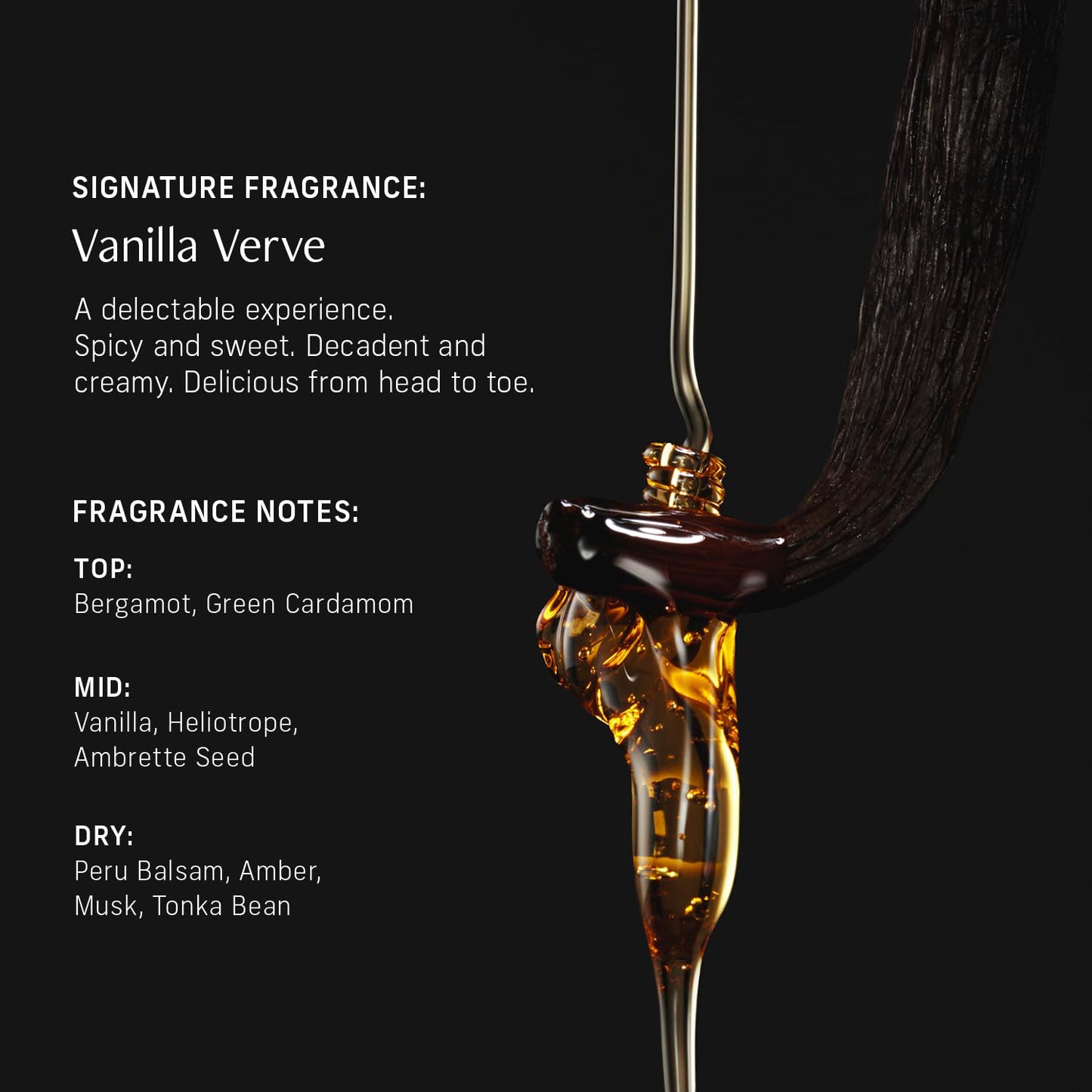 Sensorial Body Wash. Vanilla Verve Hydrating Cleanser with Moisture Locking Multi-Oil Complex, Sodium PCA and Glycerin. Nourishing Shower Gel for Women and Men, 16.5 Fl Oz Luxury Bodywash