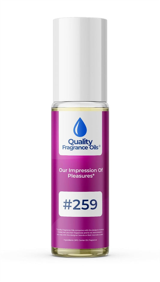 Quality Fragrance Oils' Pleasures for Women Impression #259 | Long-Lasting Perfume Oil, Alcohol-Free, Strong Scent, 10ml Roll-On | Affordable Alternative to Designer Fragrances