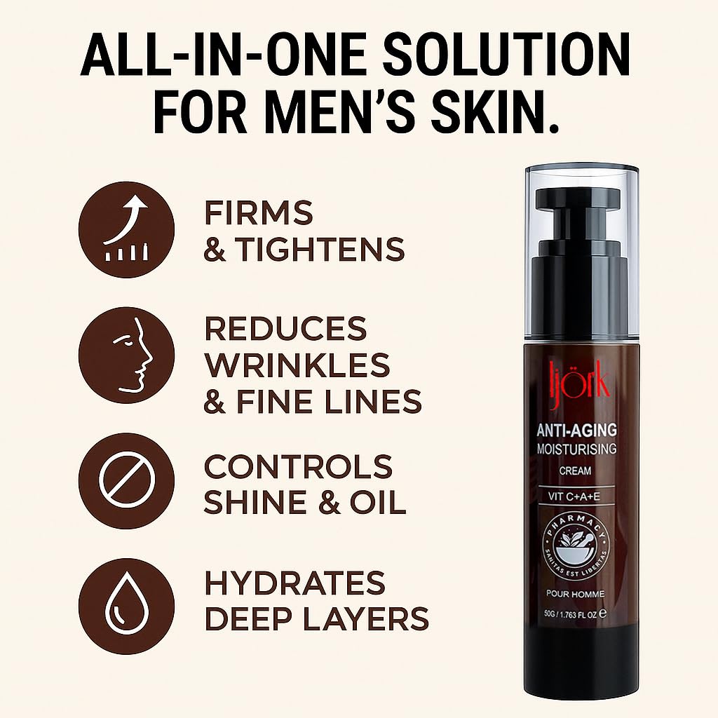 Men’s Anti-Aging Cream for Face and Neck | Male Anti Wrinkles Cream for Face and Neck