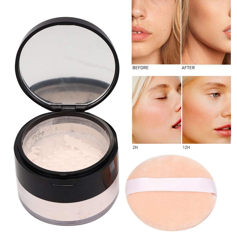 Sonew Makeup Finish Loose Powder, Oil Control ing Moisturizing Makeup Setting Powder for Face, Hair - 15g (07#)