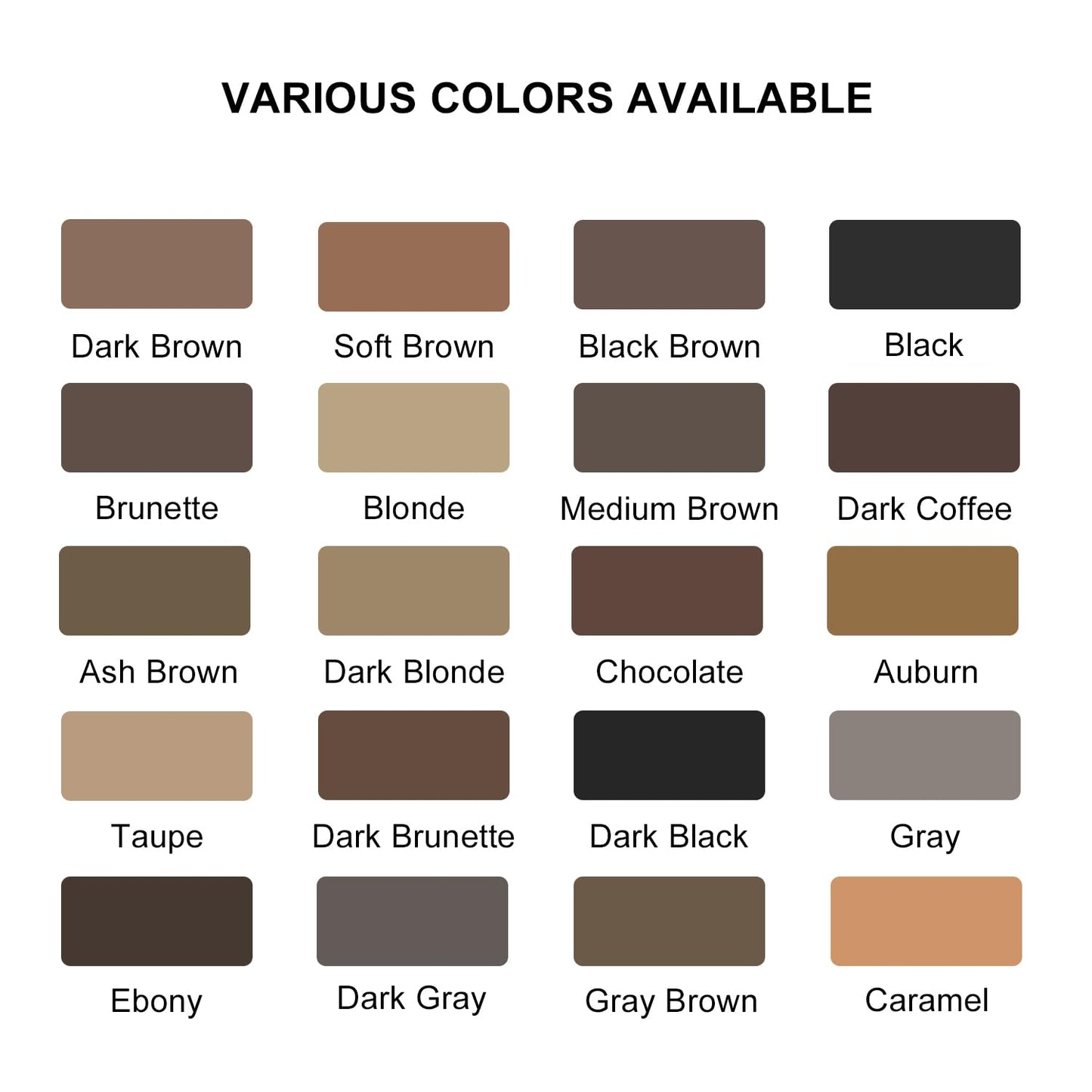 LAVONE Eyebrow Stamp Stencil Kit - Brow Stamp Trio with Waterproof Eyebrow Pencil, Pomade, 20 Stencils, Dual-ended Brush and Sponge Applicator - Chocolate