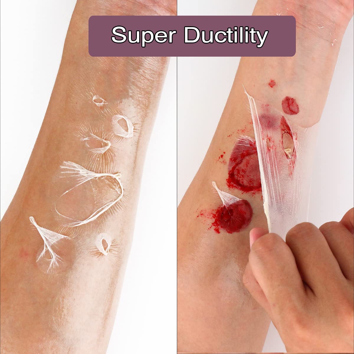 Depvision Liquid Latex 3 Colors Set White Fresh Clear Color For Special Effects Wound Waterproof Professional Makeup Artist Skin Illustrator SFX Monster Zombie (30ml * 3 color)