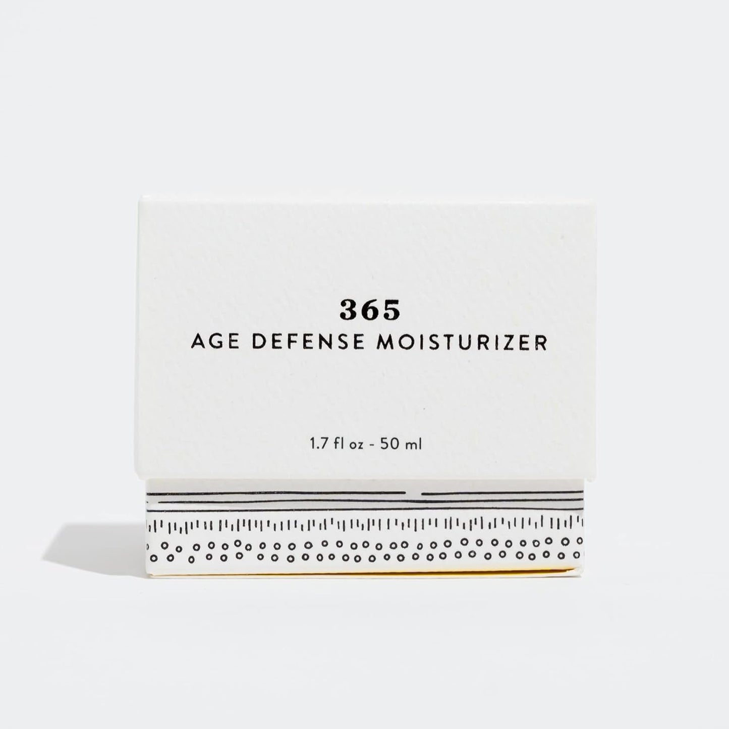 365 Age Defense Anti-Aging Anti-Pollution Moisturizer with Patented Marine Algae Extract + Hyaluronic Acid + Niacinamide | Free of Fragrances, Parabens, Oil, Dyes and Gluten | 1.7 Fl oz