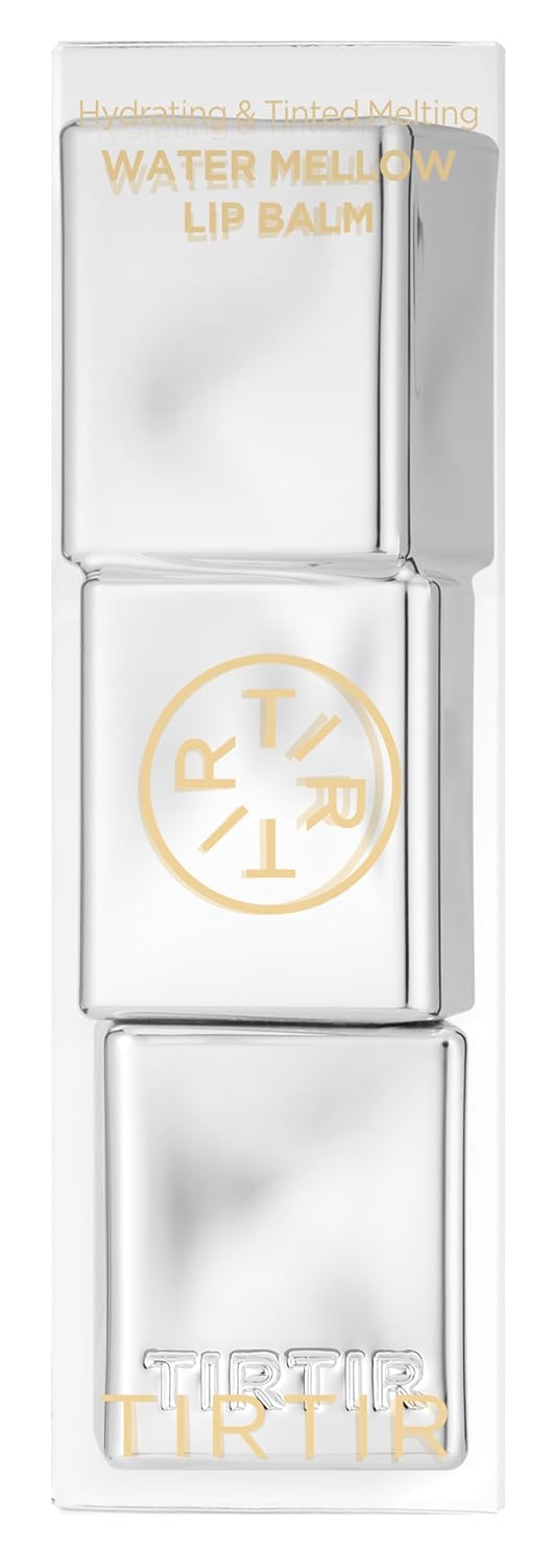 TIRTIR Water Mellow Lip Balm, 03 Peach Lemony, 0.11 Fl Oz – pH Color Changing Organic Korean Lip Care, Lightweight Deep Hydration Lip Moisturizer for Women Men, Paraben Free