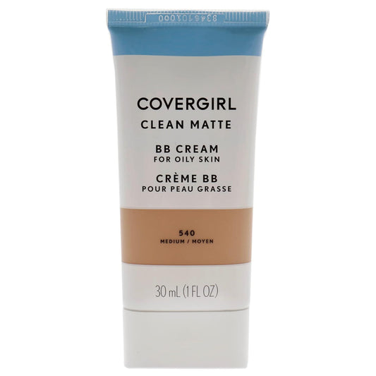 COVERGIRL - Clean Matte BB Cream, Oil-Free, Long-Lasting, Sensitive Skin, Lightweight, 100% Cruelty-Free