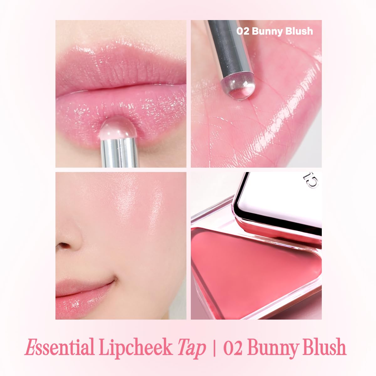 CLIO Essential Lip & Cheek Tap, Easy to Use, Glides on Effortlessly, Non-Greasy, Travel-Sized Creamy & Blendable Color For Lips & Cheeks (06 APPLE GARDEN, One Size)