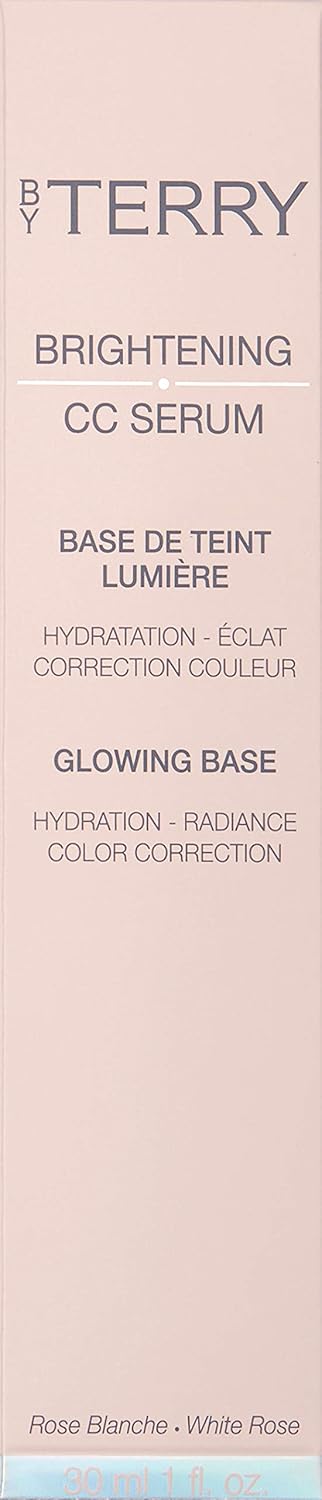 By Terry Brightening CC Serum, Hydrating, Brightening, Illuminating & Color Correcting Skin Primer For Your Face, Sunny Flash, 1 fl oz