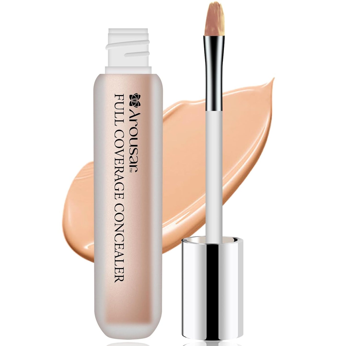 Liquid Concealer Stick Makeup, Hydrating and Lightweight for All Day, Full Coverage 04# PEARL