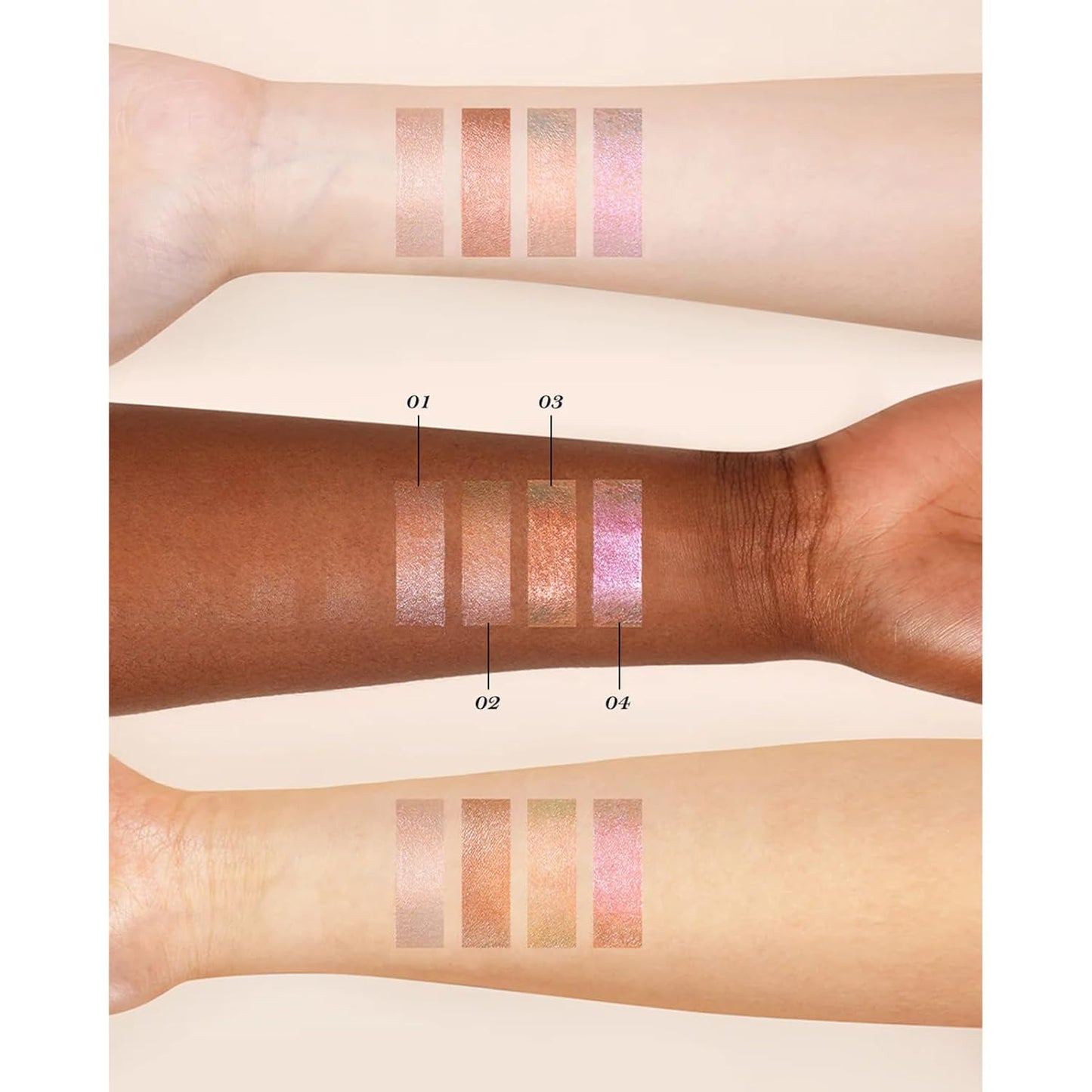 Flower Knows Midsummer Fairytales Liquid Highlighter,Silver Glitter Highlighter Makeup,Shimmer Face & Body Illuminator,Blendable & Long-lasting face Highlighter for All Skin Tones(01 Moonlight Swing)