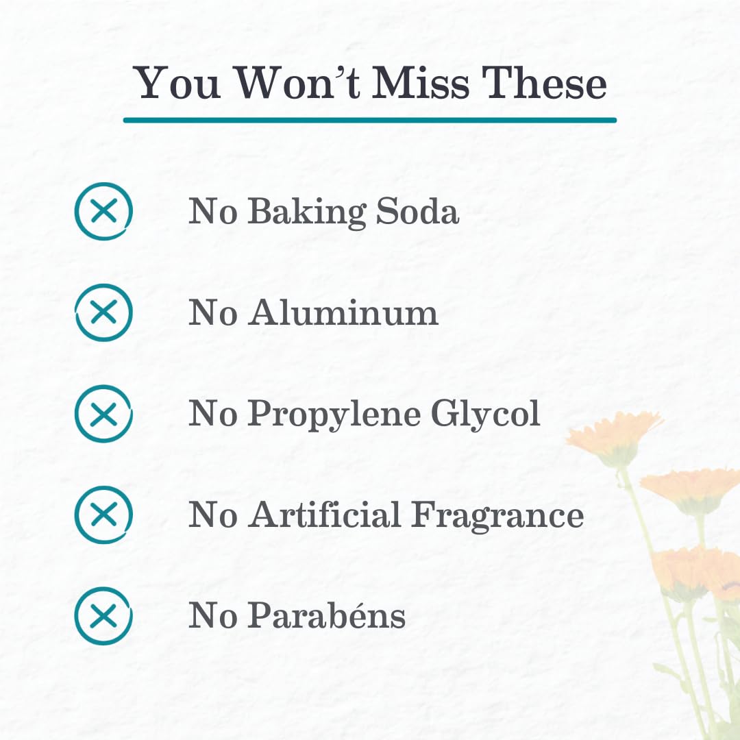 Earth Mama Ginger Fresh Deodorant | Safe for Sensitive Skin, Pregnancy and Breastfeeding, Contains Organic Ginger and Lime, No Baking Soda or Aluminum, 2.65-Ounce