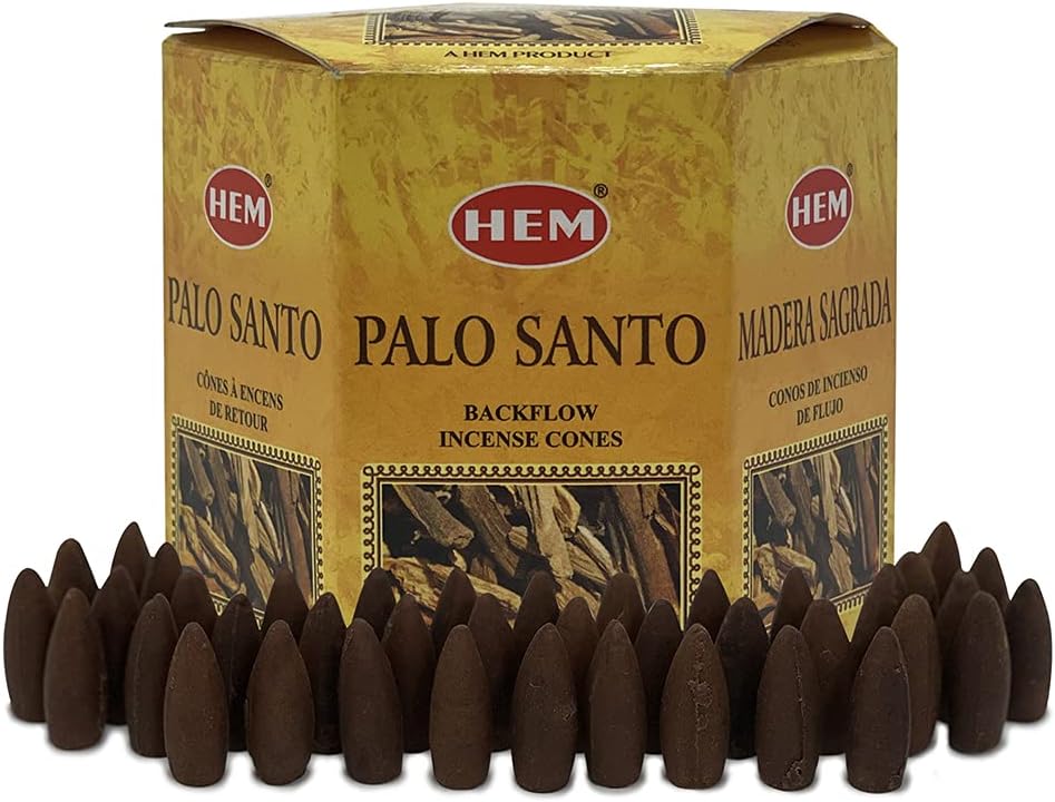 TRUMIRI Palo Santo Backflow Incense Cones For Waterfall And Mat Bundle Inciensos Aromaticos|Incienso|Inciense|Insienso