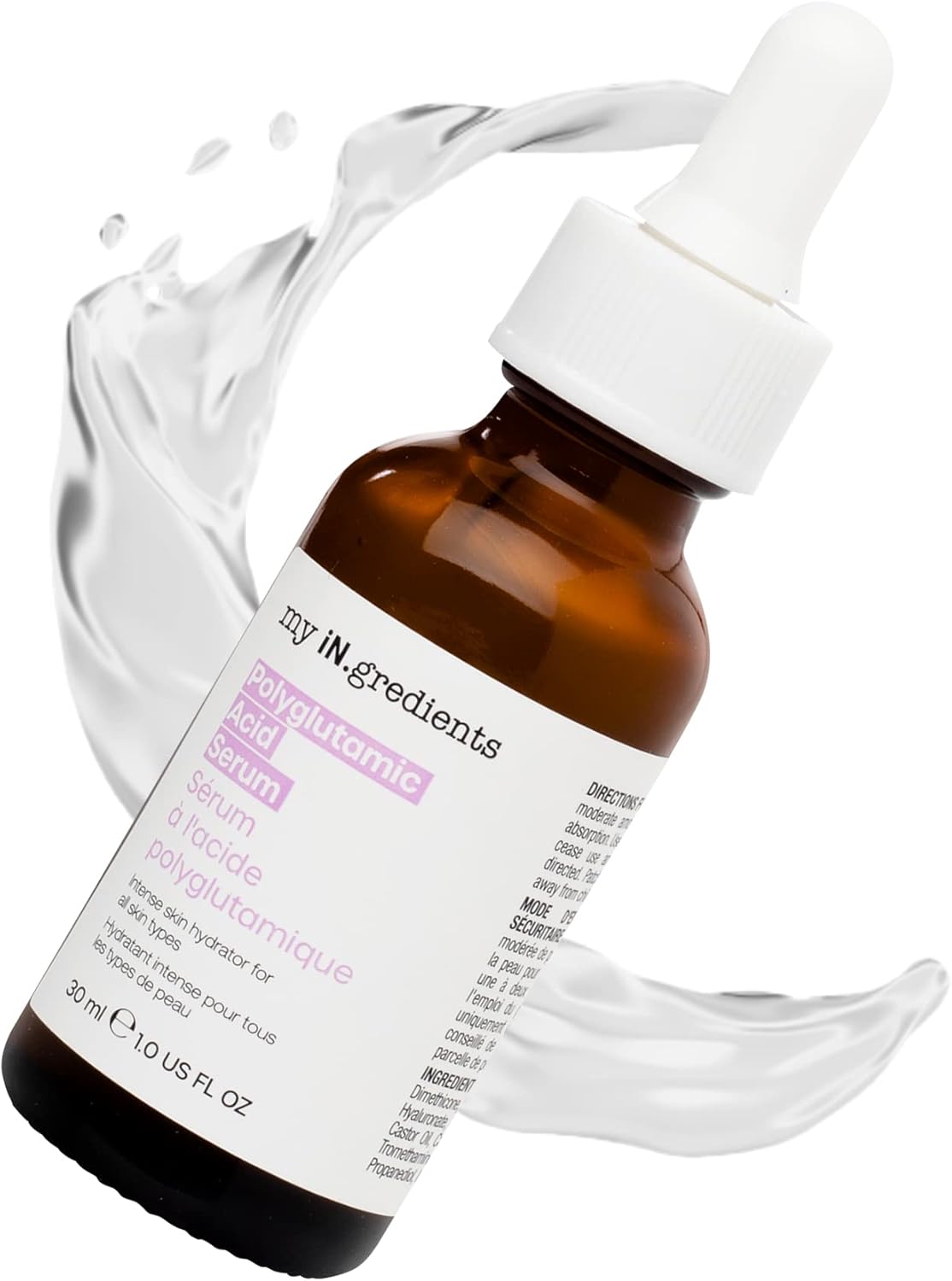 Masque Bar My Ingredients Polyglutamic Acid Serum - Concentrate Anti-Wrinkle Face Serum, more volume and elasticity