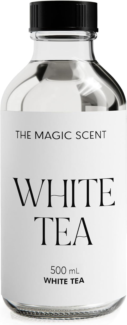 White Tea Diffuser Oil - Hotel & Home Luxury Scents - Diffuser Oil Scents for Home Designed for Use in All Diffusers - 16.9 fl oz, 500 mL