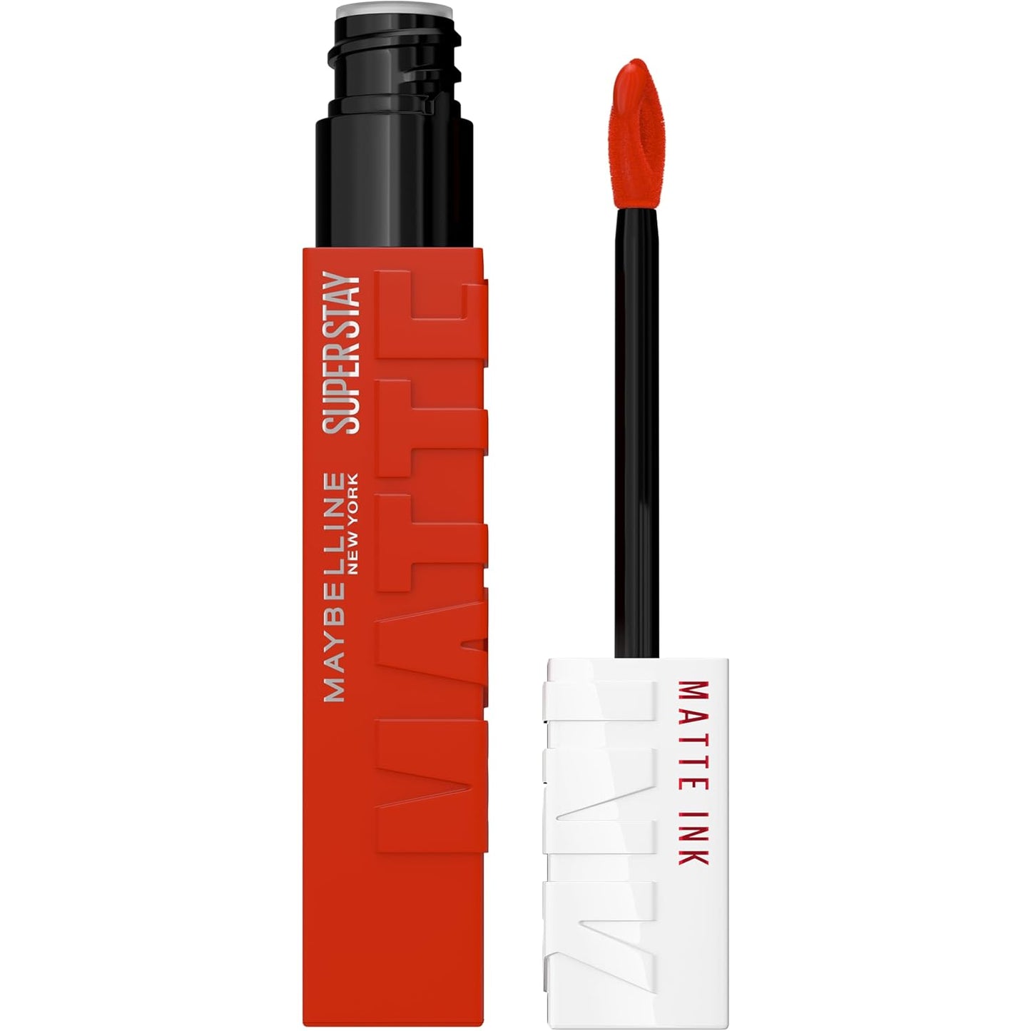 Maybelline Super Stay Matte Ink Liquid Lipstick Makeup, Long Lasting High Impact Color, Up to 16H Wear, Innovator, Cardinal Red, 1 Count, Packaging May Vary