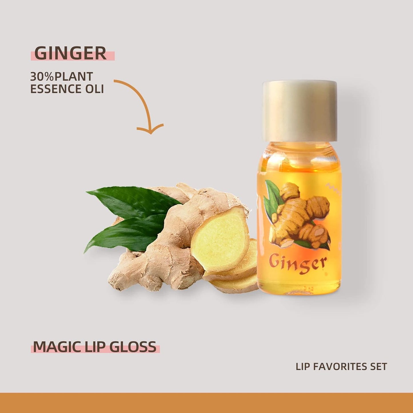 LAMUSELAND 3Pcs Mini Cute Lip Oil, Hydrating Clear Lip Gloss for Lip Care to Prevent and Soothe Dry, Chapped Lips (A (3Pcs))