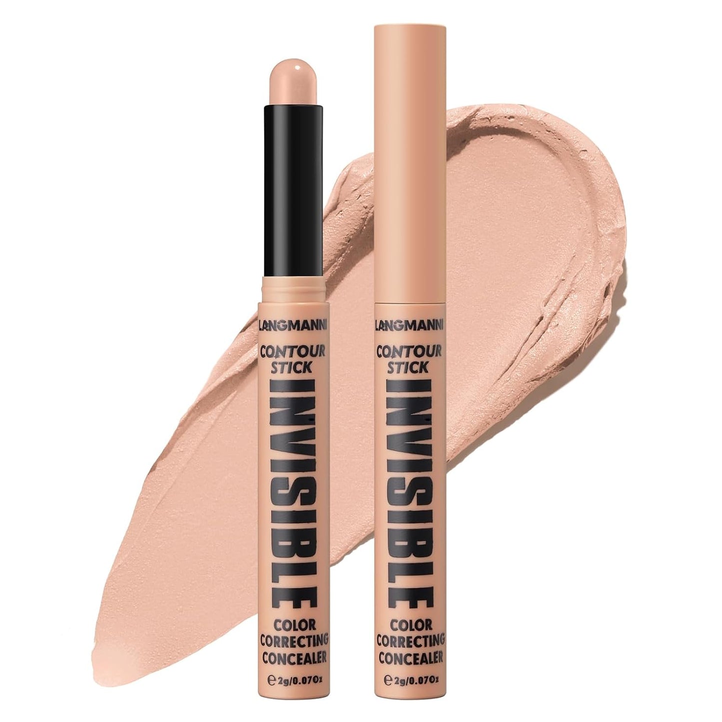 Contour Stick Corrects Skin Tone Bronzer Waterproof Sweat Resistant Concealer Creamy Concealer Light