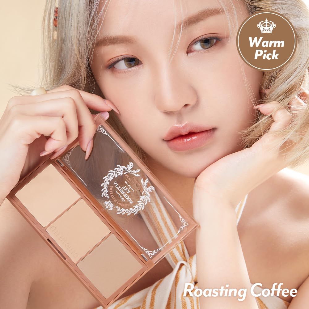 I'm Meme Palette - Afternoon Tea Contour | Roasting Coffee, Bronzer Palette for Face & Cheeks, Matte Powder Bronzer, Natural Makeup, Buildable Coverage, Light to Medium, For Warm Tone Skin, 0.4 Oz