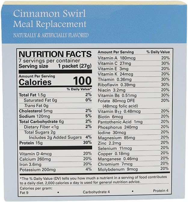BariatricPal 15g Protein Shake or Pudding (Aspartame Free) - Cinnamon Swirl (3-Pack)