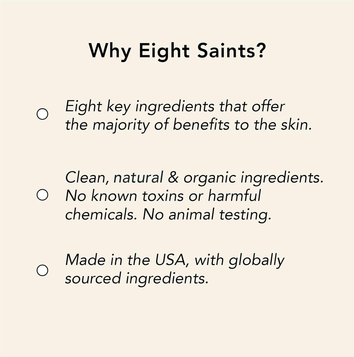 Eight Saints Firm Intentions Anti Aging Neck Cream, Natural & Organic, For Firming Skin and Reducing Wrinkles, 2 Ounces