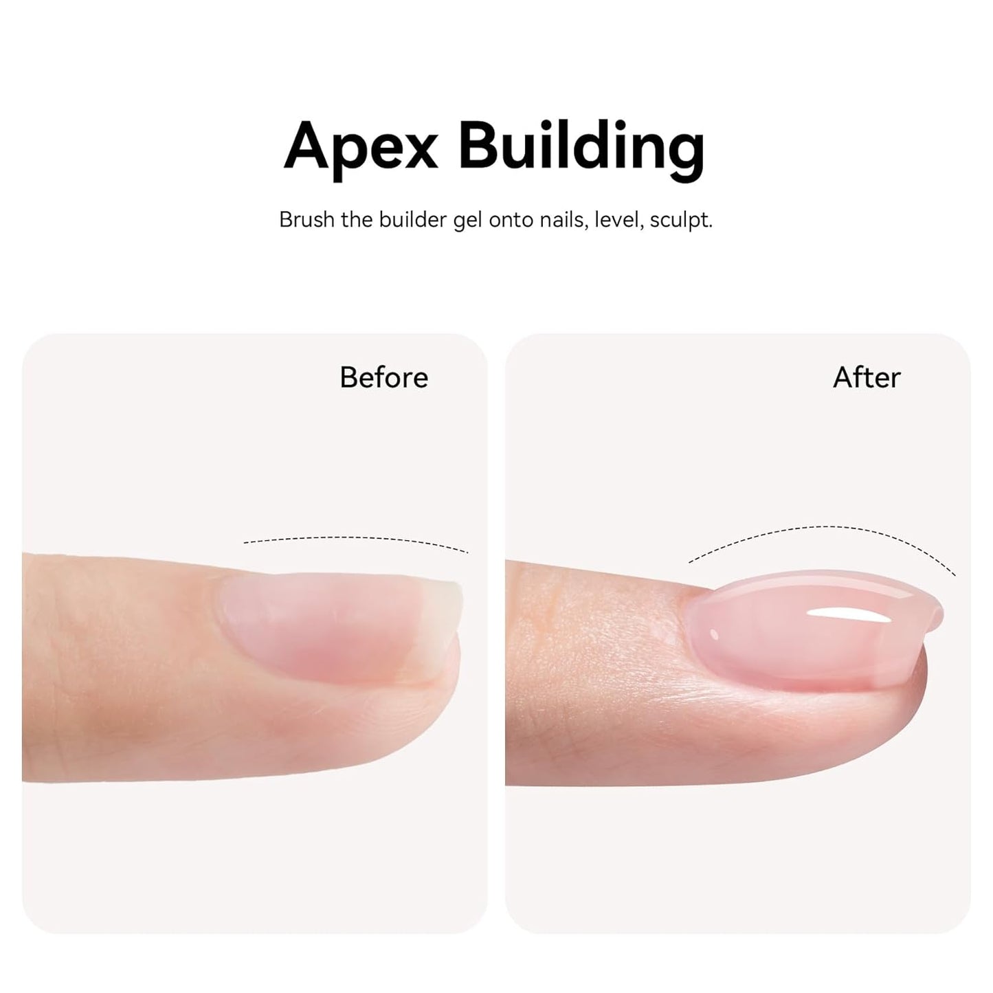 MAYCHAO Light Purple Builder Gel for Nails, 15ml Mauve Nail Strengthener in a Bottle, Nail Extension Hard Gel, Soak Off Long Lasting UV Light Cure