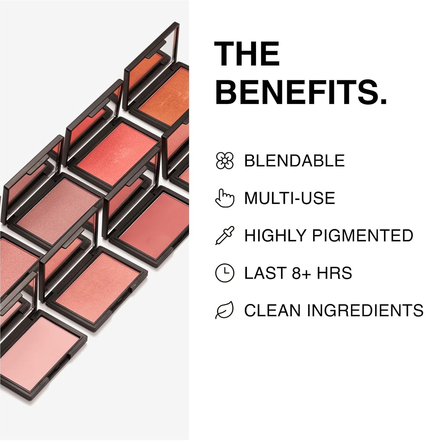 Makeup Powder Blusher - "Heart Throb" - 4g / 0.141oz - Pigmented, Buildable, Lightweight Powder Blush for a Radiant, Healthy, Natural Glow. Versatile Shades - Pink- Warm - Matte finish