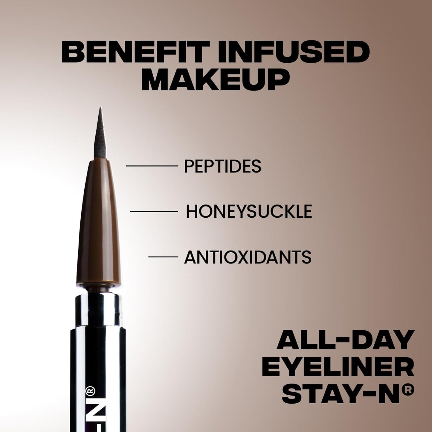 Sacheu Liquid Eyeliner STAY-N Long Wear Waterproof Eyeliner Pen with Ultra-Precise 360° Flexible Tip — Smudge-Proof Vegan & Cruelty-Free Eye Makeup, Eye’m Sharp