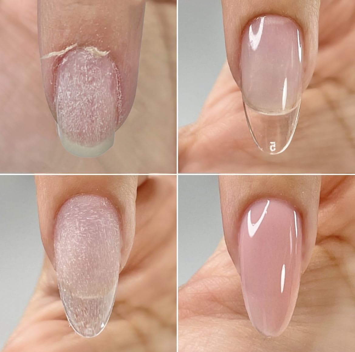 Salon-Grade Builder Gel (Wooly Beige + Pastel Rose) - Hypoallergenic Strong Base Coat | Long-Lasting Adhesion (30+ Days) for Professional Nails Gift for Women