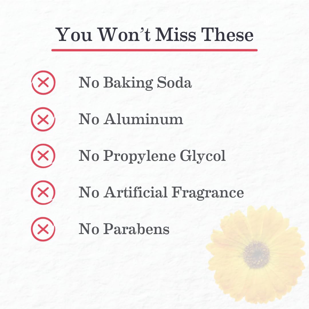 Earth Mama Simply Non-Scents Deodorant | Fragrance-free + Safe for Sensitive Skin, Pregnancy and Breastfeeding, Contains Organic Calendula and Coconut Oil, No Baking Soda or Aluminum, 2.65-Ounce