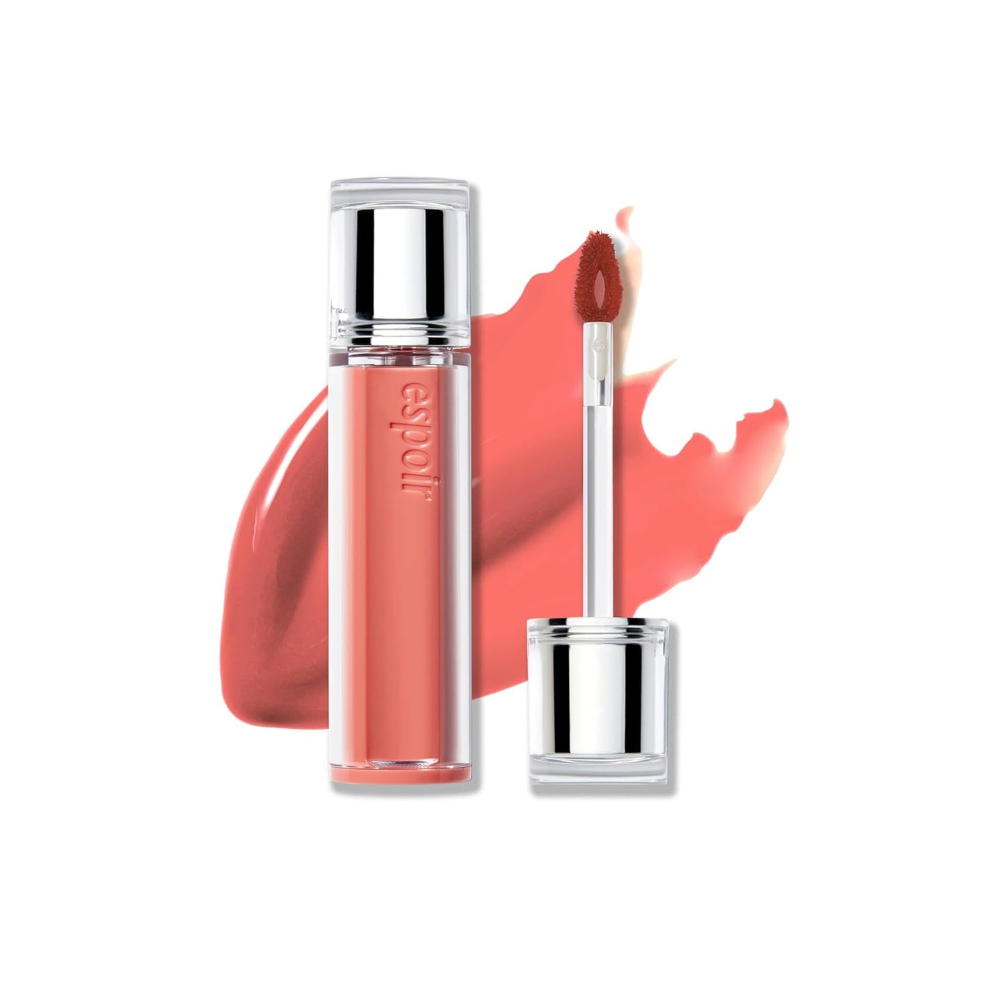 Espoir Couture Lip Tint Glaze #9 Pinky Lowkey 0.14oz | Volumizing Lip Stain with Syrupy Shine | Long-Lasting & Vibrant Color for Radiant Lip Look | Moisturizing & Glossy Lip Tint | Korean Lip Makeup
