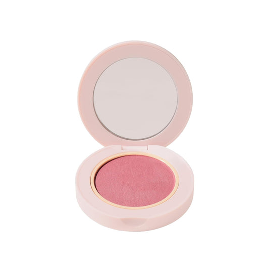Wander Beauty Hydrating Powder Blush - Lightweight, Berry Blush Makeup with a Blurring, Satin Finish - Buildable Formula with Hyaluronic Acid, Squalane & Aloe Leaf Extract - Berry Busy - 0.18 oz