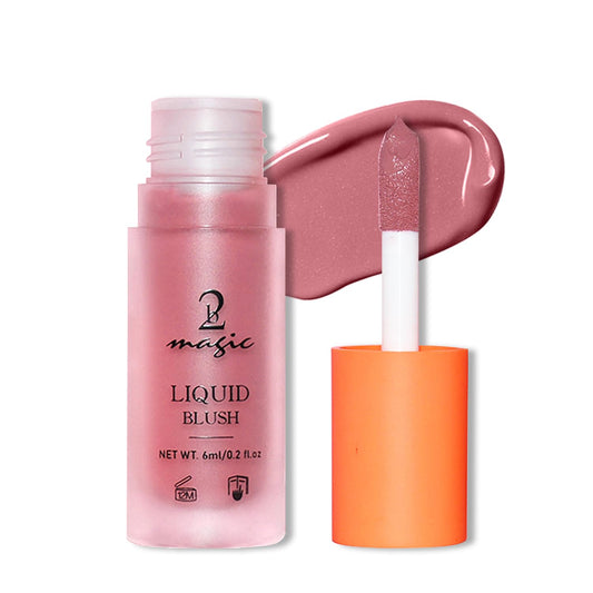 Liquid Blush, Long-lasting & Blendable Liquid Blush for High-Pigment Color, Achieve a Soft, Dewy, Healthy Natural Finish (04-Withered Rose, 0.2 Ounce)
