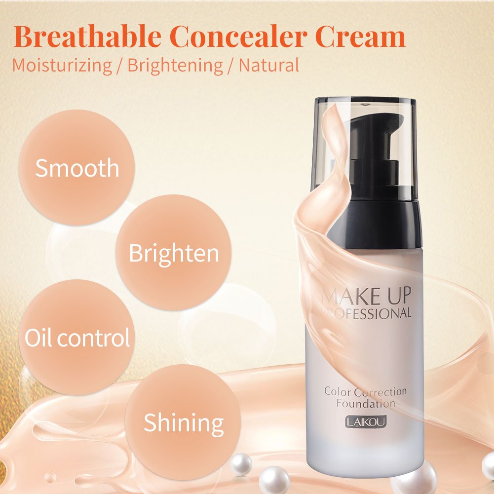 Sonew BB Cream Bare Makeup Concealer Light/Medium Skintones for Face Moisturizer Cover Up Skin Flaw Isolation Dust UV(Beige)