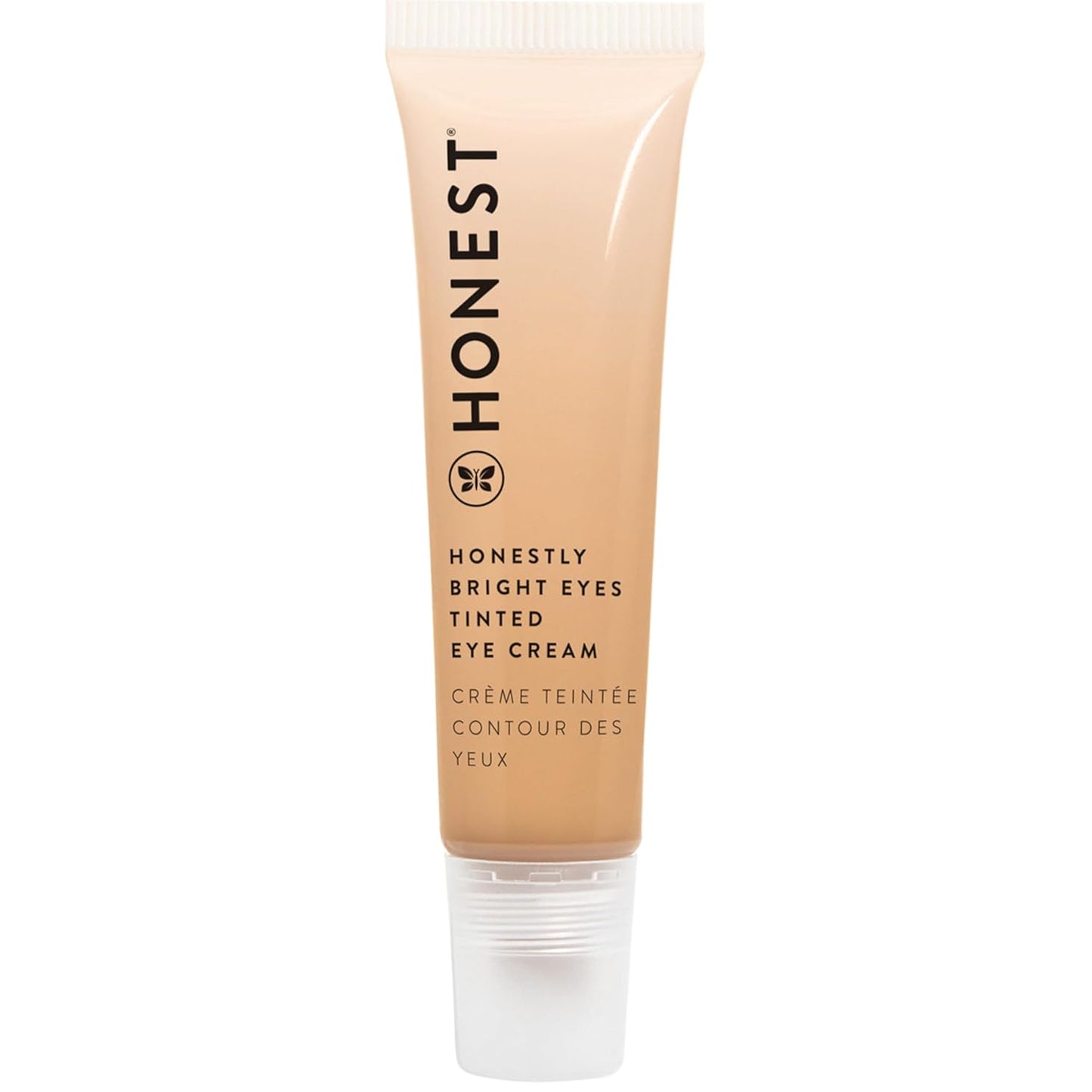 Honest Beauty Honestly Bright Eyes Tinted Eye Cream | Brightens + Diffuses Dark Circles | Hyaluronic Acid + Squalane | EWG Verified, Vegan + Cruelty Free | Sandstone, 0.5 fl oz