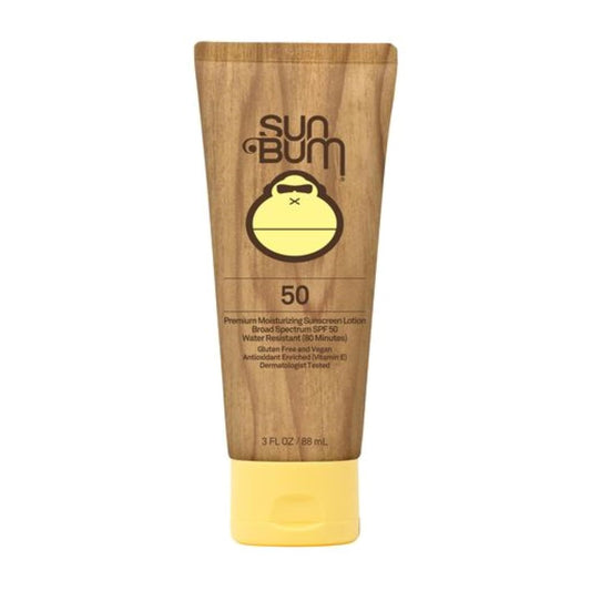 Sun Bum Original SPF 50 Sunscreen Body Lotion - Broad Spectrum Moisturizing Sunscreen with Vitamin E - Hawaii 104 Act Compliant (Made without Octinoxate & Oxybenzone) - Travel Friendly - 3 oz