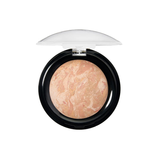 LAURA GELLER NEW YORK Award-Winning Baked Balance-n-Brighten To Go Travel Size Color Correcting Powder Foundation - Light - Buildable Light to Medium Coverage - Demi-Matte Natural