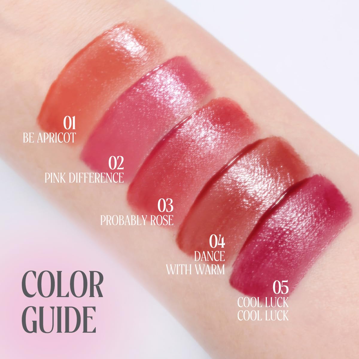 Peripera Ink Jellable Tint, Lip Stain, Korean Lip Tint, High Pigment Color, Longwear, Weightless, Moisutizing, Hydrating (05 COOL LUCK COOL LUCK, One Size)
