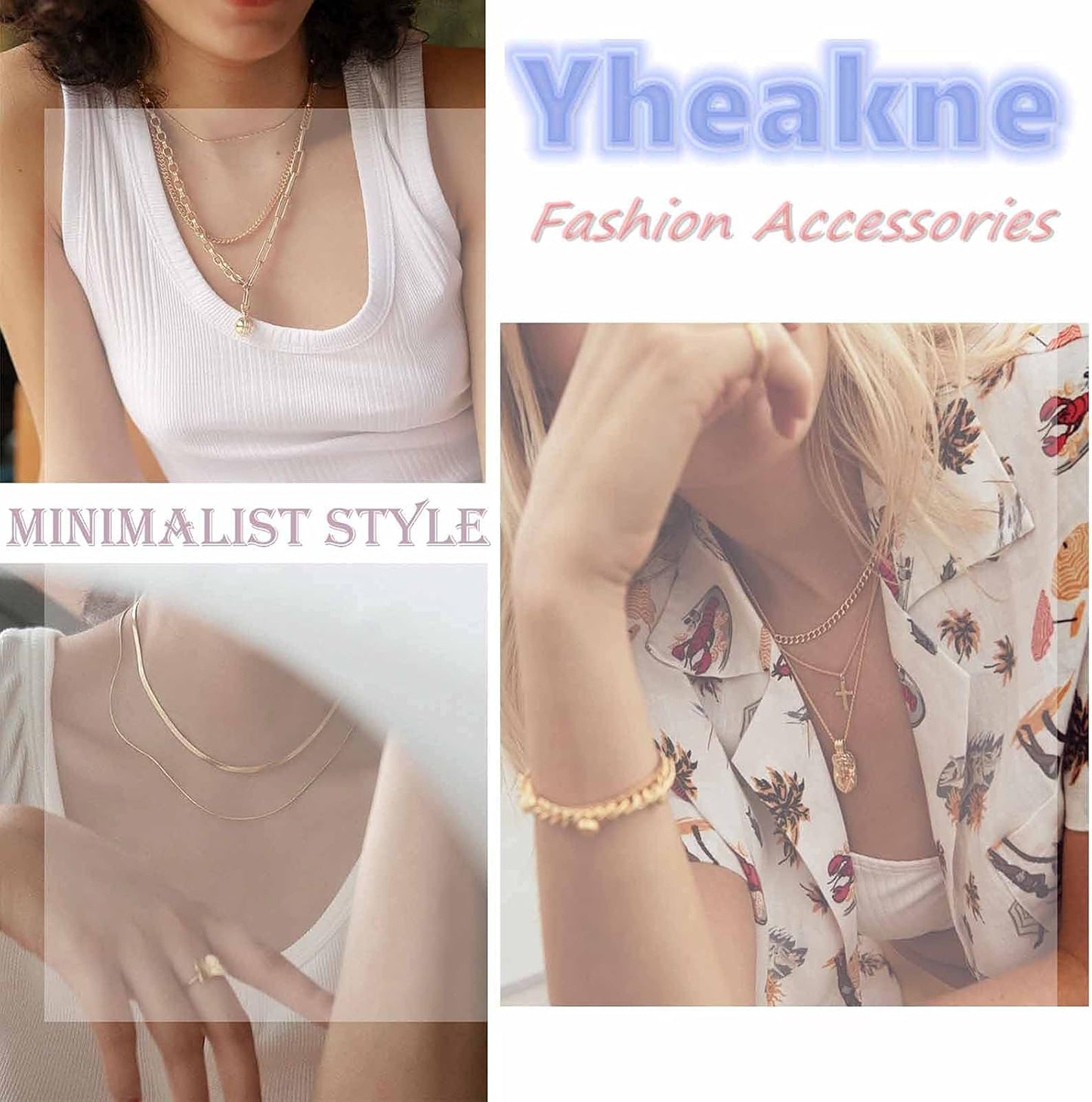 Boho Crystal Infinity Necklace Gold Y Necklace Minimalist Crystal Y Lariat Necklace Chain Jewelry for Women and Girls