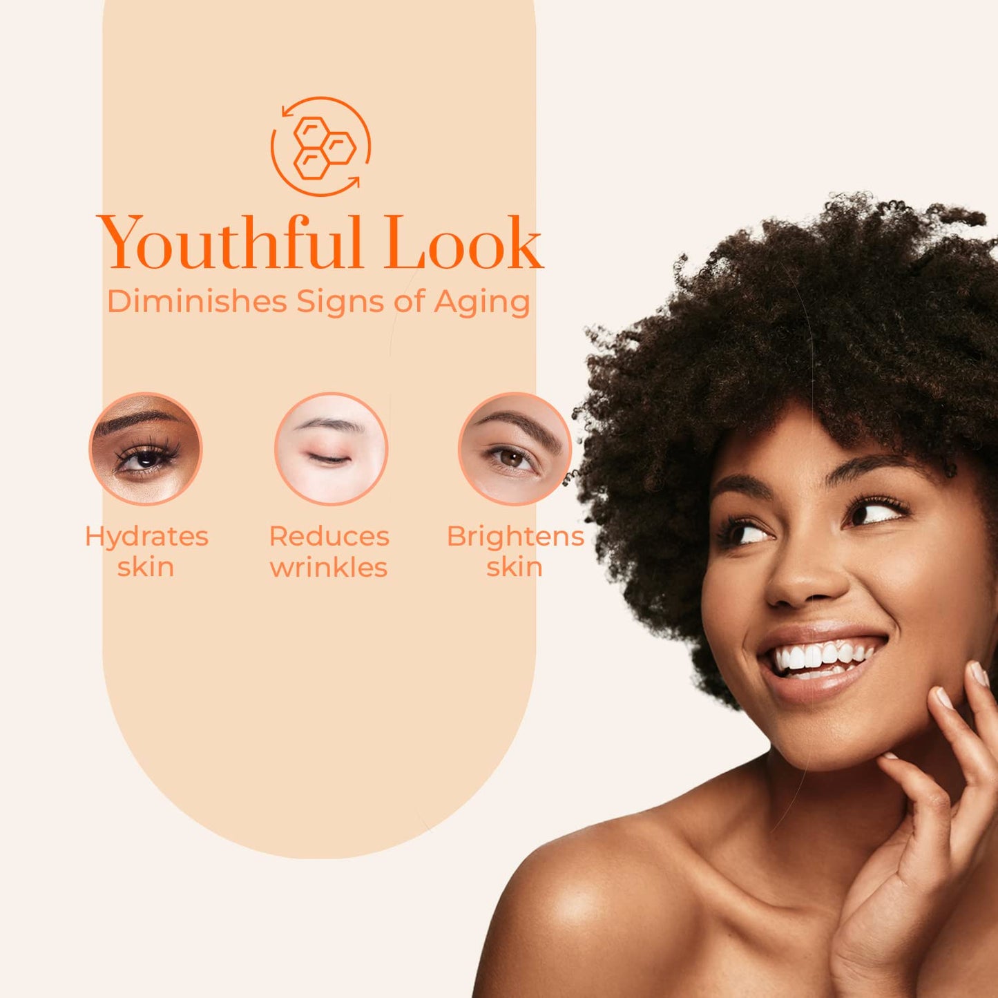 Vitamin C & Collagen Under Eye Patches - Diminishes Dark Circles & Puffiness, Anti-aging, Cooling & Soothing Eye Pads - Cruelty Free Korean Skin Care For All Skin Types