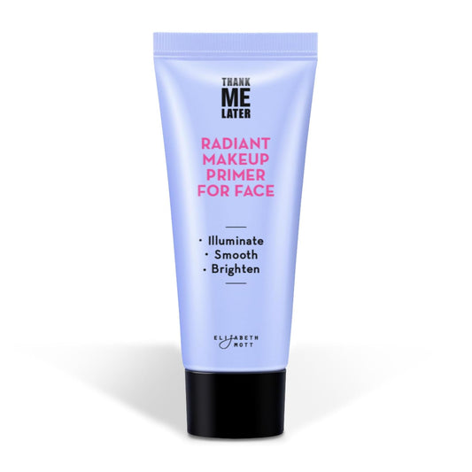 Elizabeth Mott Thank Me Later Radiant Face Primer - Illuminating & Hydrating Makeup Base with Niacinamide for Dewy Skin - Long-Lasting, Oil-Free Formula, Lightweight & Cruelty-Free, 30g