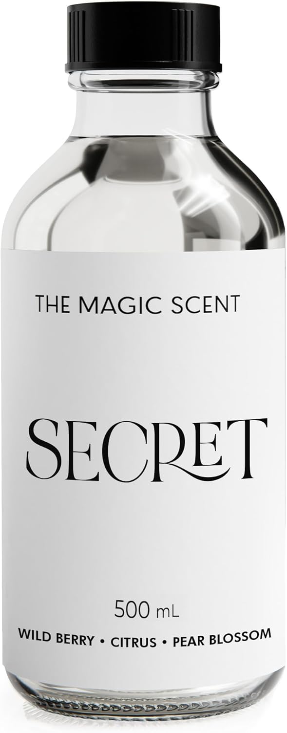 Secret Diffuser Oil - Hotel & Home Luxury Scents - Diffuser Oil Scents for Home Designed for Use in All Diffusers - 16.5 fl oz, 500 mL