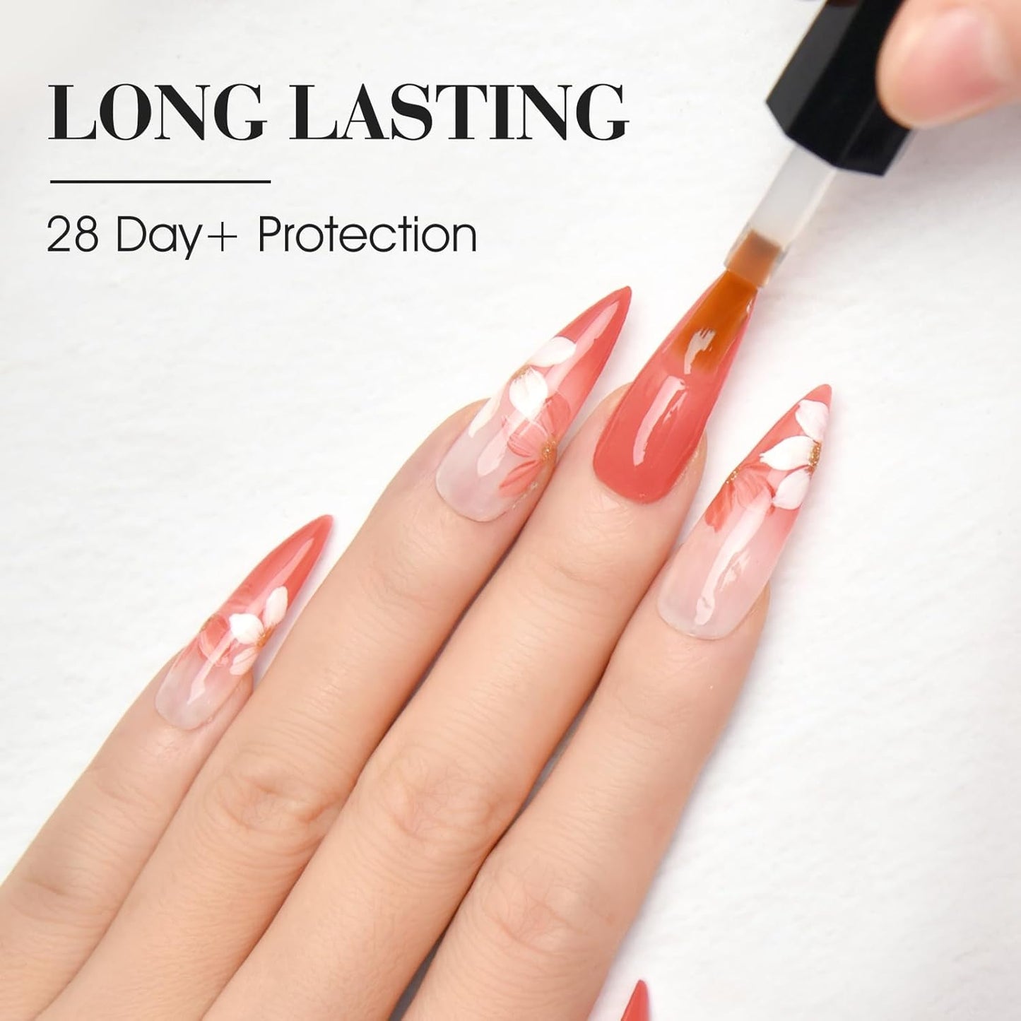 CANNI Top Coat Gel Nail Polish, High Gloss Soak Off U V Gel Nail Top Coat For French Nail Manicure Salon DIY