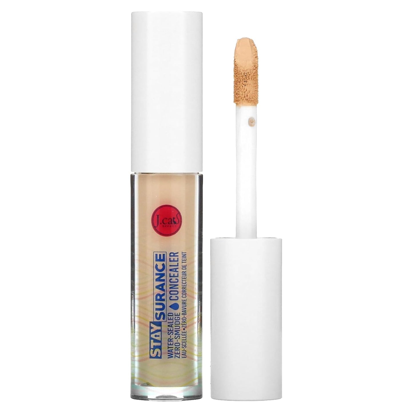 Jcat Beauty Professional Staysurance Water Sealed Zero Smudge Concealer Face and Body + Free ZipBag (SHC107 : CUSTARD)