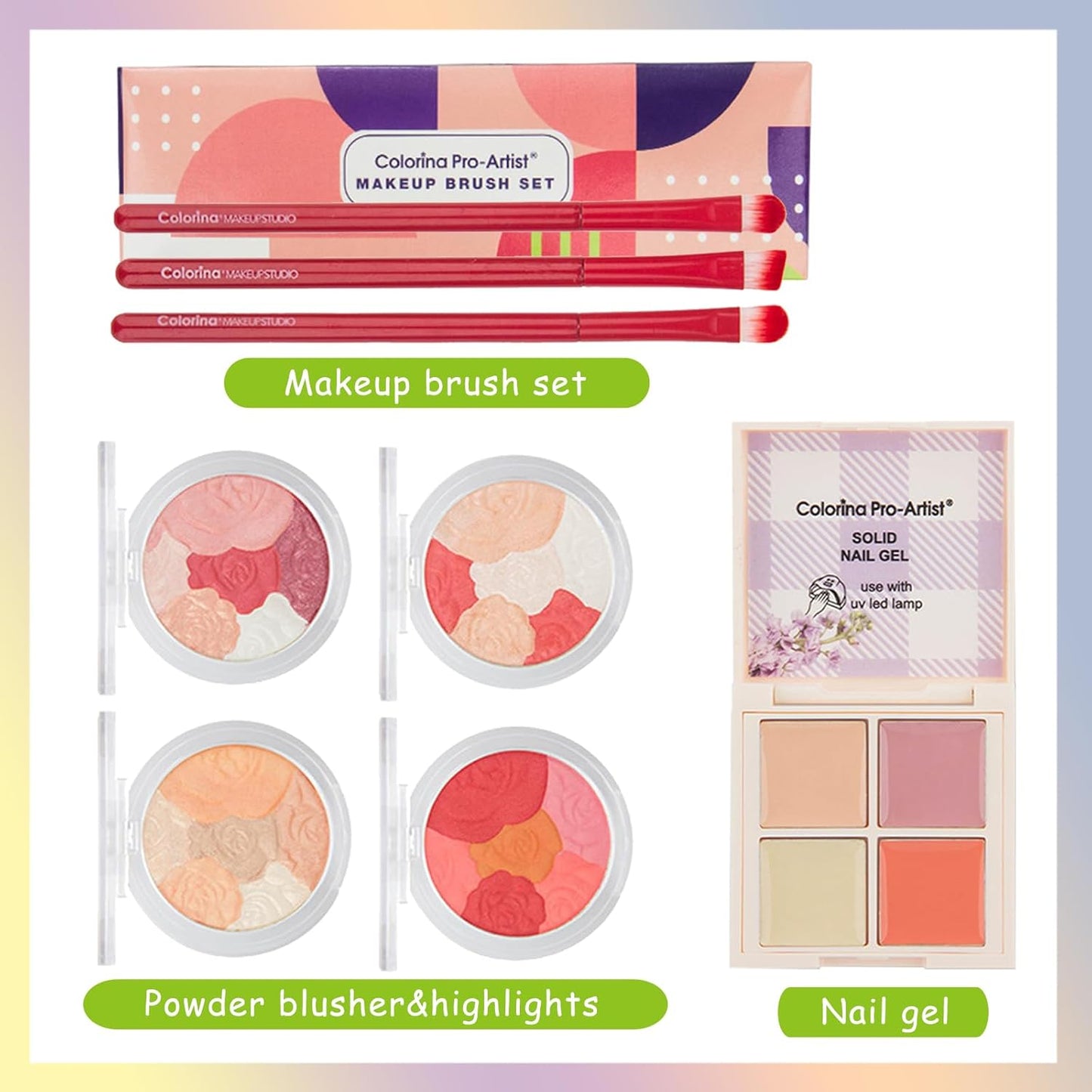 All in One Professional Makeup Kit for Women Girls Holiday Makeup Gift Sets Xmas Essential Bundle Include Eyeshadow Palette Lipstick Blush Concealer Eyeliner Mascara Brush Eyebrow Pencil