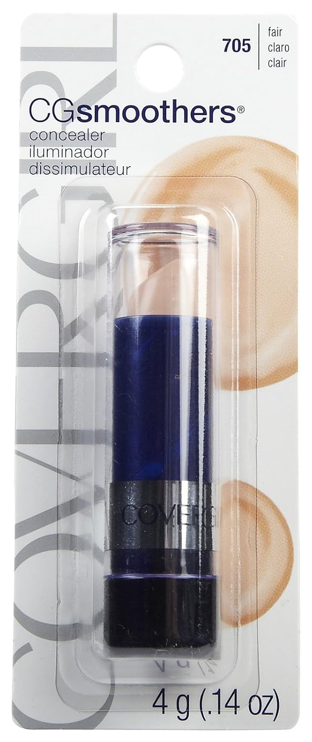CoverGirl Smoothers Concealer, Fair [705], 0.14 oz (Pack of 2)