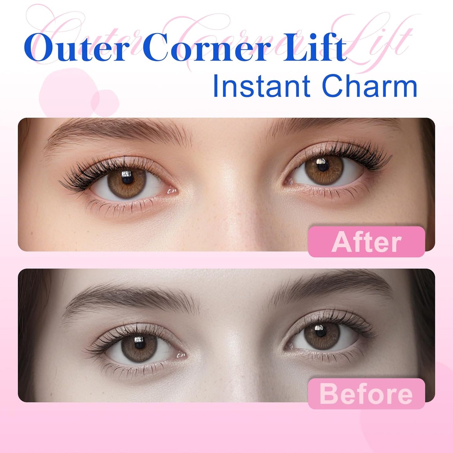 Bepholan Half False Eyelashes Natural Look 3D Cat Eye Lashes 7 Pair Thin Soft Clear Band Cat Eye Lashes Fluffy Faux Mink Eyelashes Easy to Apply(BH306)